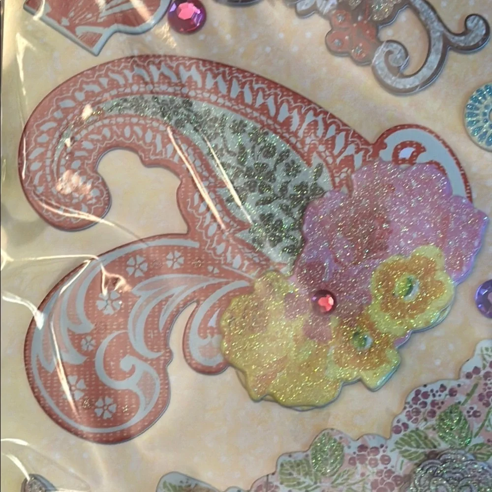 K & Company Butterfly and Floral Sticker Set